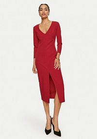 Sukienka koktajlowa ACCESS FASHION czerwona 