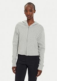 Bluza rozpinana Calvin Klein Underwear szara damska 