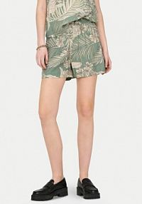 Szorty ONLY zielone damskie Materiałowe Palina 15324504  Regular Fit