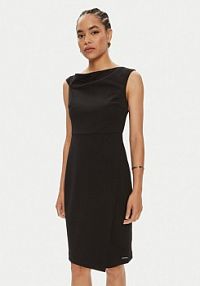 Sukienka koktajlowa Calvin Klein czarna 