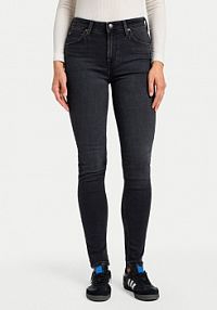 Jeansy Lee czarne damskie 