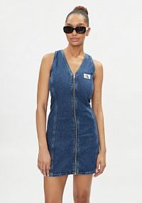 Sukienka jeansowa Calvin Klein Jeans niebieska 