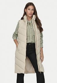 Kamizelka JDY beżowa damska 