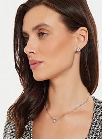 Naszyjnik Guess srebrny 