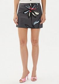 Spódnica mini Desigual szara 