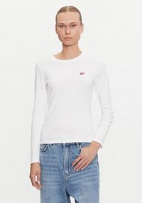 Bluzka Levis biała damska Levi's®  Essential Housemark 000KL-0000  Regular Fit