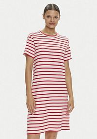 Sukienka codzienna Gant czerwona 