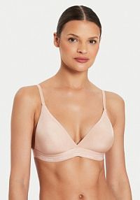 Biustonosz Guess brązowy Bezfiszbinowy