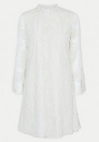 Sukienka koktajlowa YAS biała 