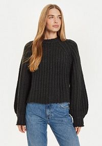 Sweter Wrangler czarny damski 