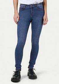 Jeansy Noisy May niebieskie damskie 