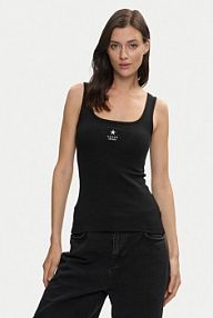 Top Guess Jeans czarny damski 