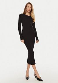 Sukienka dzianinowa Silvian Heach czarna 
