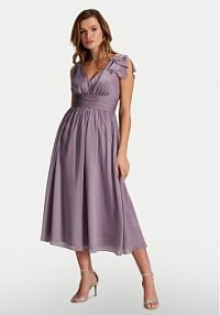 Sukienka koktajlowa Swing fioletowa 