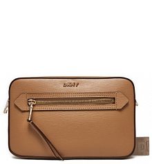 Torebka listonoszka DKNY brązowa 