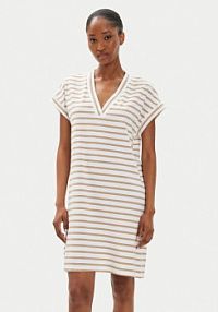 Sukienka codzienna United Colors Of Benetton beżowa 