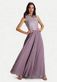 Sukienka wieczorowa Swing fioletowa 