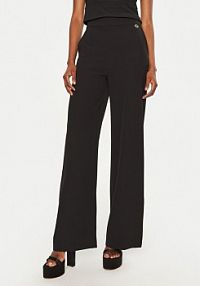 Spodnie eleganckie Rinascimento czarne damskie Materiałowe