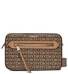 Torebka listonoszka DKNY brązowa 