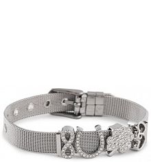 Bransoletka U.S. Polo Assn. srebrna 