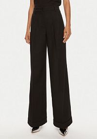 Spodnie eleganckie PINKO czarne damskie Materiałowe