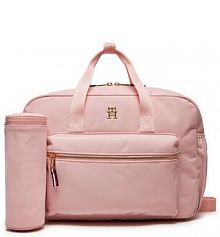 Torba weekendowa Tommy Hilfiger różowa Do wózka