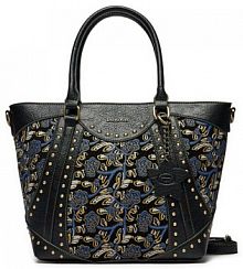 Torebka shopperka Laura Vita czarna 