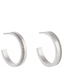 Kolczyki Calvin Klein srebrne 