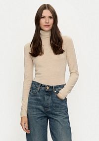 Golf Tommy Hilfiger beżowy damski 