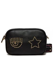 Torebka listonoszka Chiara Ferragni czarna 