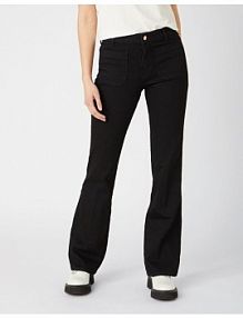 Jeansy Wrangler czarne damskie 