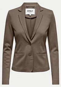 Żakiet ONLY brązowy Marynarka Poptrash 15153144  Regular Fit