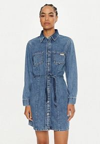 Sukienka jeansowa Calvin Klein Jeans niebieska 