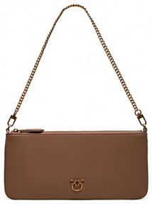 Torebka wieczorowa PINKO brązowa 