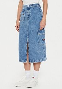 Spódnica jeansowa Tommy Jeans niebieska 