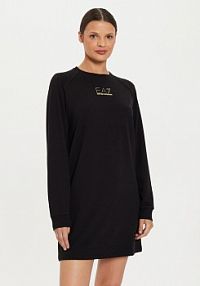Sukienka codzienna EA7 Emporio Armani czarna 