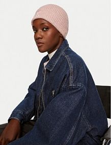 Czapka zimowa Calvin Klein różowa damska 