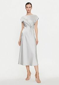 Sukienka koktajlowa Dixie szara 