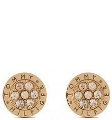 Kolczyki Tommy Hilfiger złote 