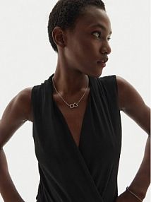 Naszyjnik Guess srebrny 