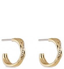 Kolczyki Calvin Klein złote 