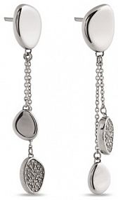 Kolczyki Calvin Klein srebrne 