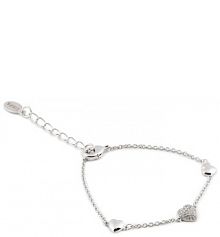 Bransoletka U.S. Polo Assn. srebrna 