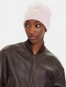 Czapka zimowa Calvin Klein różowa damska 