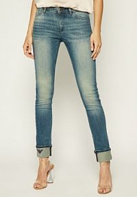 Jeansy Emporio Armani granatowe damskie 
