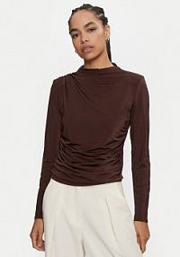 Bluzka ACCESS FASHION brązowa damska 