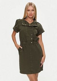 Sukienka jeansowa Morgan zielona 