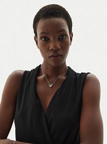 Naszyjnik Guess srebrny 