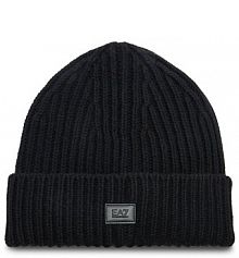 Czapka zimowa EA7 Emporio Armani czarna damska 