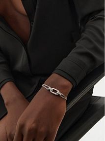 Bransoletka Guess srebrna 